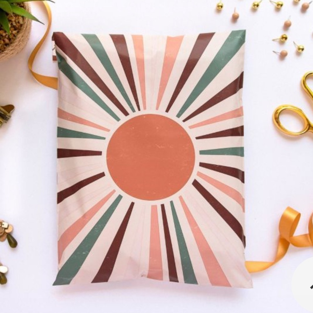 🍂20 Designer Poly Mailers FALL SUN